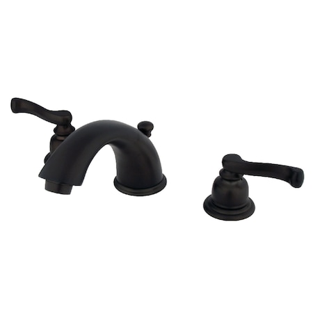 Kingston Brass KB965FL Widespread Bathroom Faucet, Oil Rubbed Bronze KB965FL
